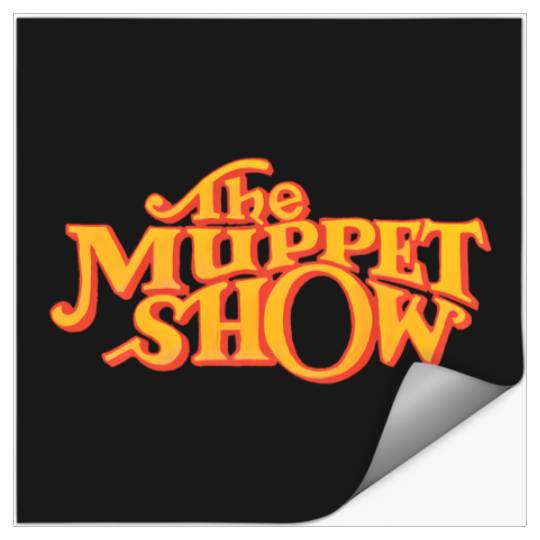 Disney The Muppets  The Muppet Show Logo Orange Stickers
