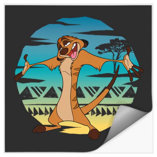 Disney The Lion King Timon Ombre 90s Retro Stickers