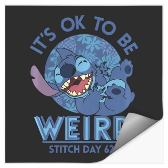 Discover Disney Lilo Stitch 626 Stitch Day It'S Ok To Be Weird Stickers