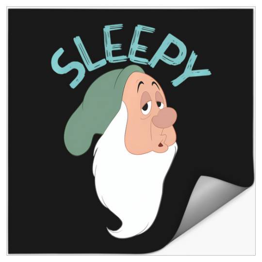 Discover Disney Snow White The Seven Dwarfs Sleepy Face Stickers