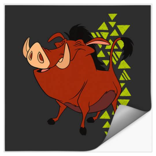 Disney The Lion King Pumbaa Happy 90s Retro Stickers