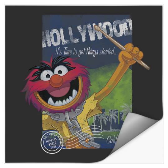 Disney The Muppets Vintage Retro Animal Hollywood Poster Stickers