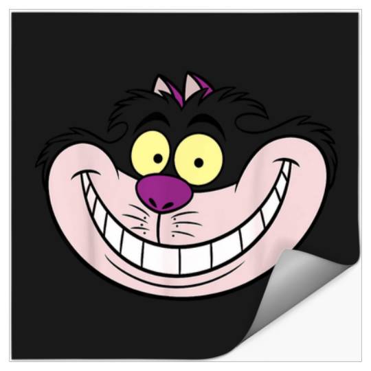 Discover Disney Alice In Wonderland Cheshire Cat Big Face Stickers