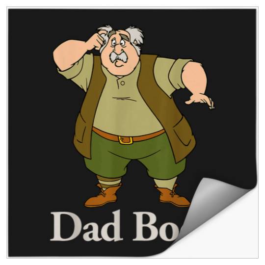 Discover Disney Beauty and the Beast Maurice Dad Bod Stickers