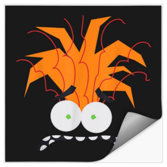 Disney and Pixar’s Inside Out 2 Anxiety Costume Big Face T-Shirt Stickers