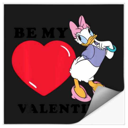 Disney Be My Valentine Daisy Duck Stickers