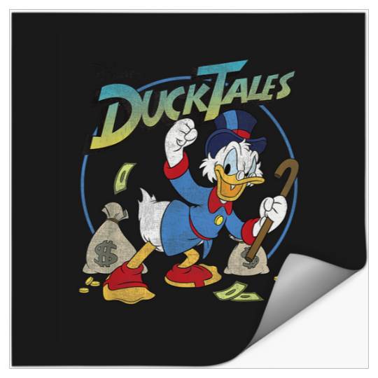 Disney DuckTales Scrooge McDuck With Money Bags Stickers