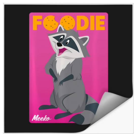 Disney Pocahontas Meeko Raccoon Foodie Stickers