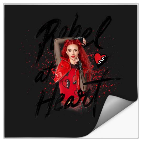 Discover Disneyss Descendants 4 The Rise Of Red Rebel At Heart Stickers