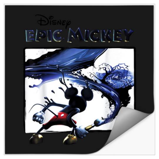 Discover Disney Epic Mickey Painting Portrait Stickers