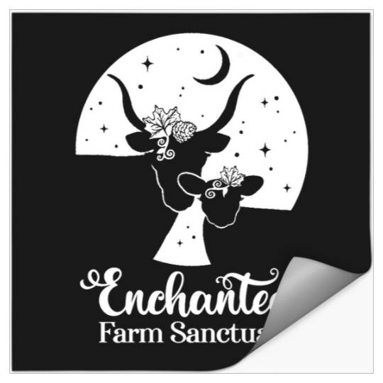 Discover Enchanted Farm Sanctuary-Simple Logo for Dark Colors    2: Taylor Shirt, Taylor Beautiful, Taylor Lyrics GIFT S-5XL Stickers