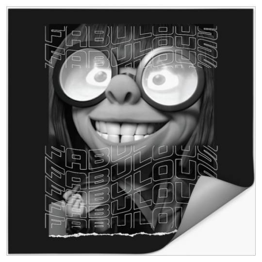 Disney and Pixars The Incredibles Edna Mode Fabu Stickers