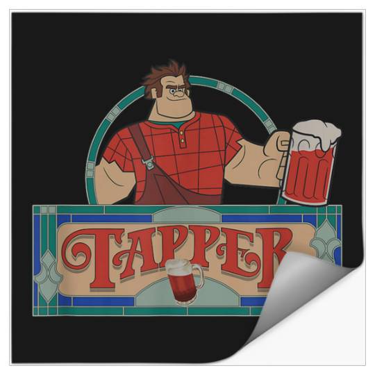 Disneyss Wreck it Ralph Tapper Root Beer Bar Vintages Logo Stickers