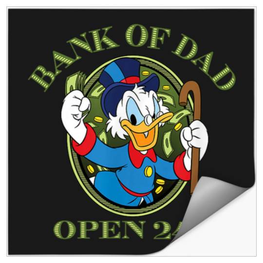 Disney DuckTales Bank of Dad Stickers