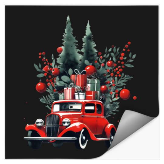 Discover Christmas fun ride Sticker:  Taylor Music ,Taylor Vintage,Taylor Tour ,Taylor Christmas GIFT S-5XL Stickers