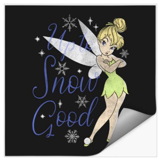 Discover Disney Peter Pan Christmas Tinker Bell Up To Snow Good Stickers