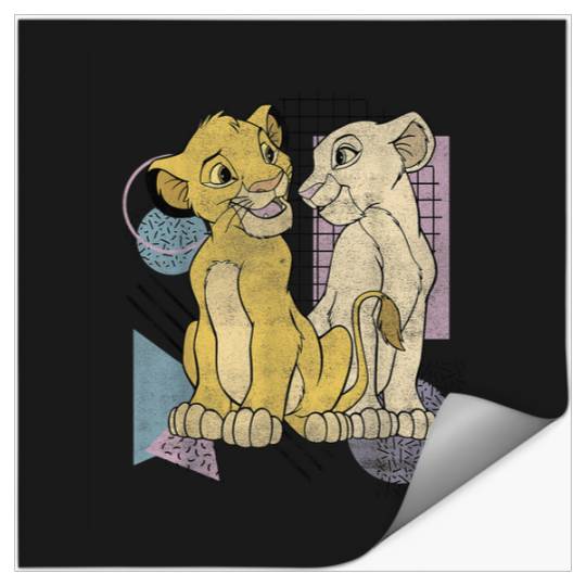 Disney Lion King Simba Nala Meet Eyes Valentines Stickers