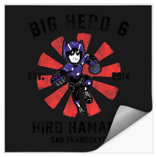 Discover Disney Big Hero 6 Hiro Hamada Est 2014 Poster Stickers