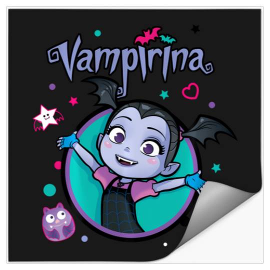 Disney Vampirina In Circle Stickers