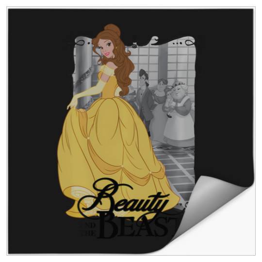 Disney Beauty And The Beast Belle Dancing Portrait Stickers