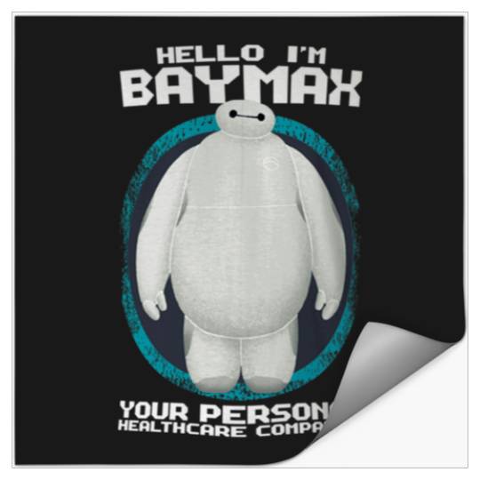 Disney Big Hero 6 Hello Im Baymax Graphic TShirt Stickers