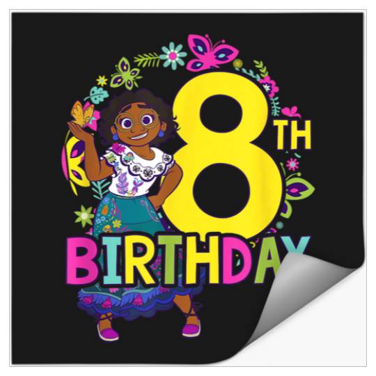 Disney Encanto Maribel 8th Birthday Smile Stickers