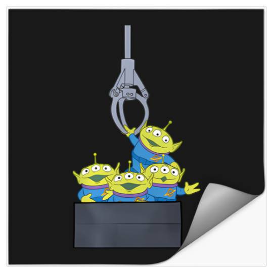 Discover Disney Pixar Toy Story Aliens Claw Machine Pocket Stickers