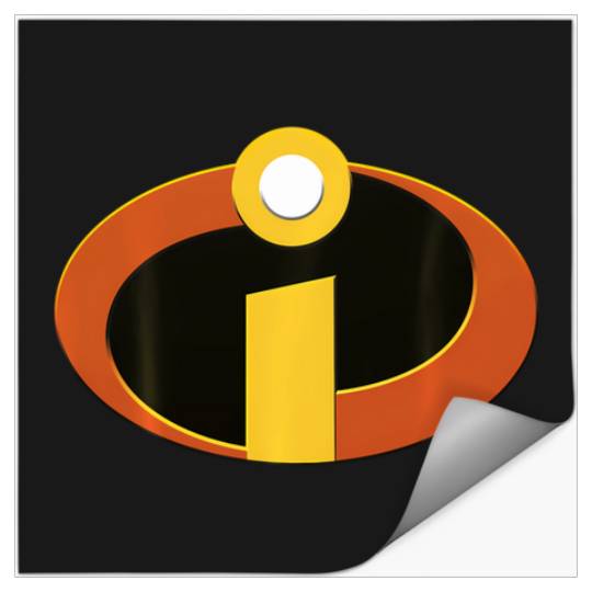 Disney Pixar Incredibles Movie Logo Stickers