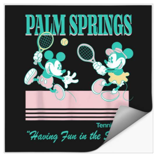 Disney Mickey And Friends Palm Springs Tennis Cl Stickers