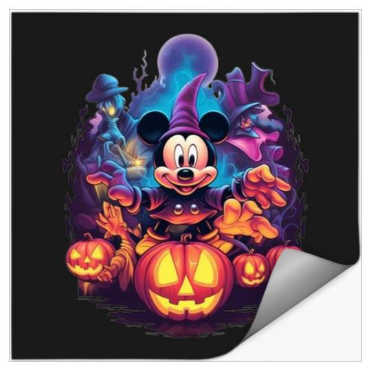 Disney Christmas - Disney Family - Mickey Halloween - Scary Spooky Stickers