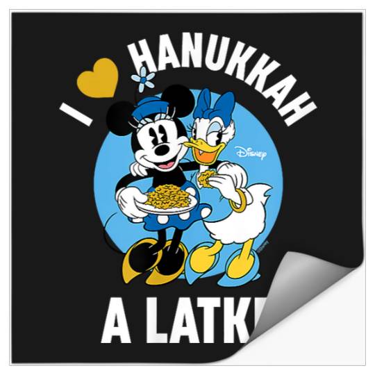 Disney - Minnie Daisy I Love Hanukkah A Latke Stickers