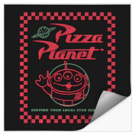 Disney Pixar Toy Story Alien Pizza Planet Box Art Stickers
