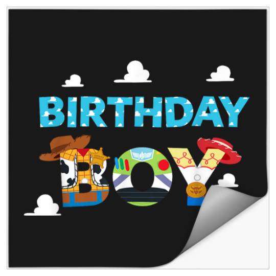 Disneyss And Pixarss Toy Story Clouds Birthday Boy Stickers