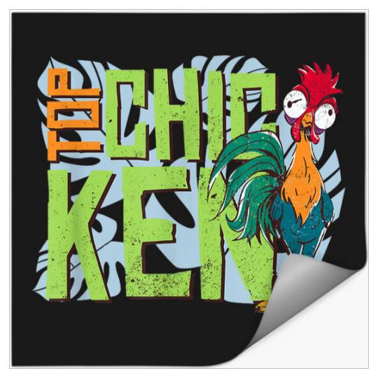 Discover Disneyss Moana 2 Hei Hei Top Chicken Tropical Panel Stickers
