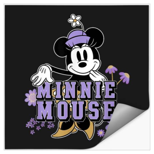 Disney Minnie Mouse Classic Look Floral Spring F Stickers