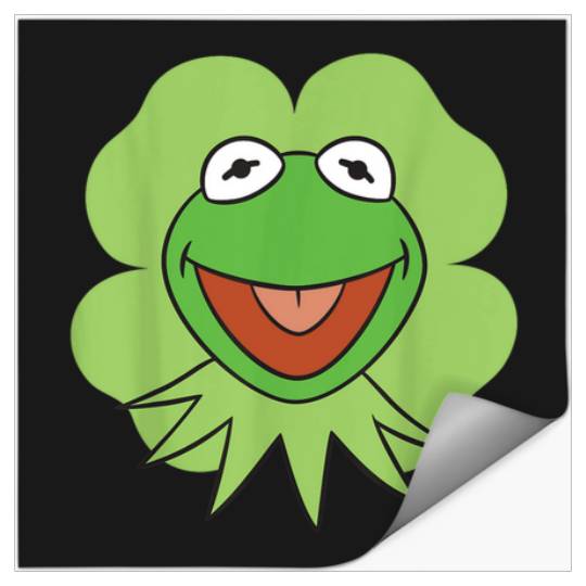 Disney Muppets Kermit Shamrock St Patricks Day Stickers