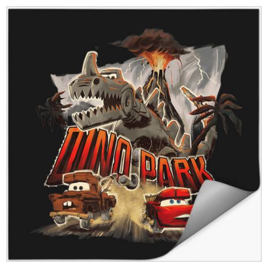 Discover Disney Pixar Cars on the Road Mater and Lightnin Stickers