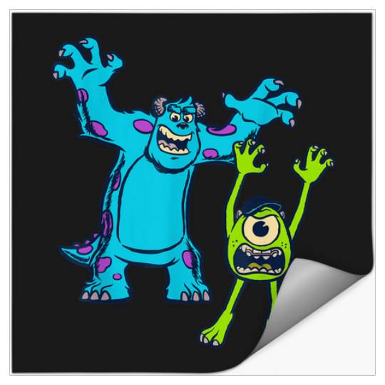 Disney Pixar Monsters University Sulley and Mike Stickers