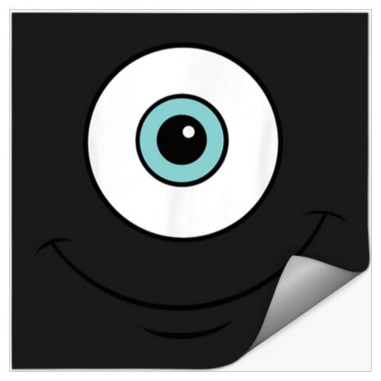 Disney Pixar Monsters Inc Halloween Mike Face Co Stickers