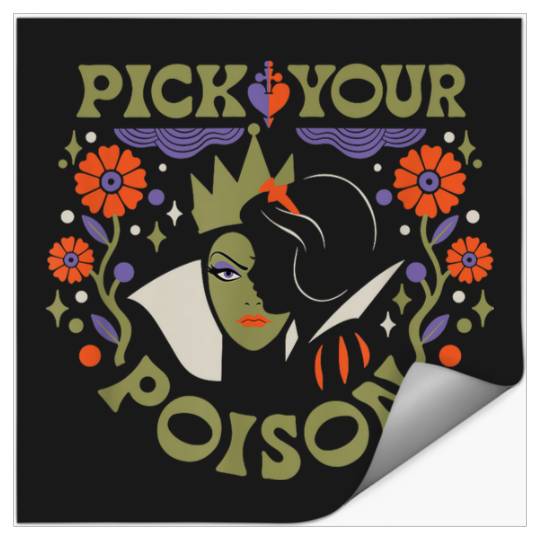 Disneyss Princess Snow White And Evil Queen Pick Your Poison Stickers