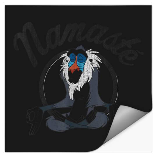 Disneyss Lion King Rafiki Namaste Graphic Stickers