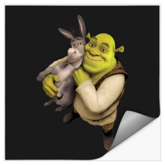 Shrek And Donkey  4: Shrek Same Swamp Forever , Shrek Shirt, Disney Fiona Princess , Shrek,Shrek Stickers