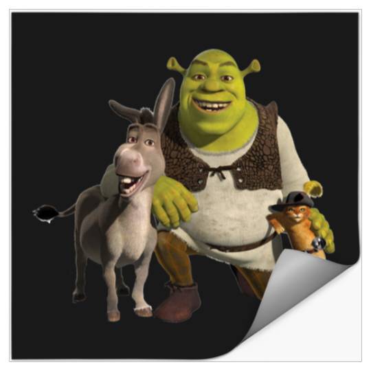 Puss in Boots: Shrek Same Swamp Forever , Shrek Shirt, Disney Fiona Princess , Shrek,Shrek Stickers