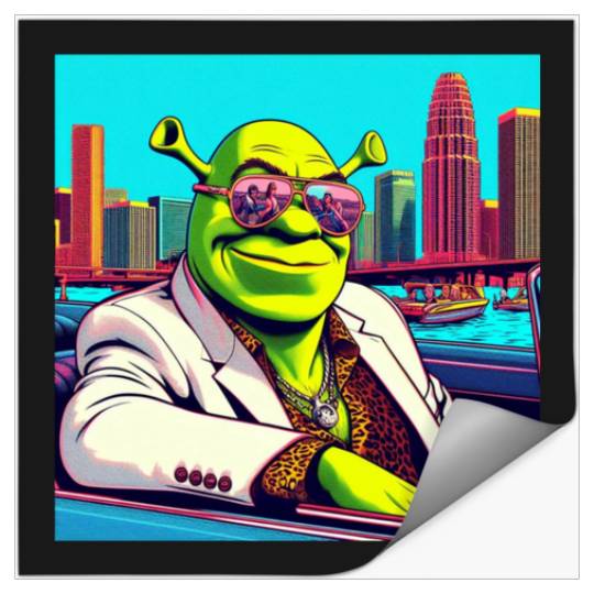 GTA Shrek  : Shrek Same Swamp Forever , Shrek Shirt, Disney Fiona Princess , Shrek,Shrek Stickers