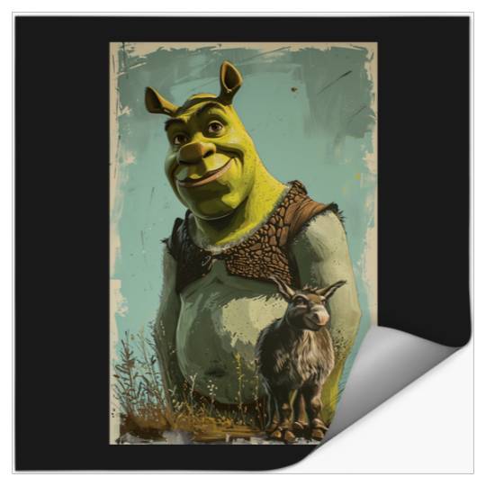 Oddball Shrek  : Shrek Same Swamp Forever , Shrek Shirt, Disney Fiona Princess , Shrek,Shrek Stickers