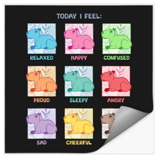 Disney Encanto The Many Moods of Chispi the Capybara Stickers