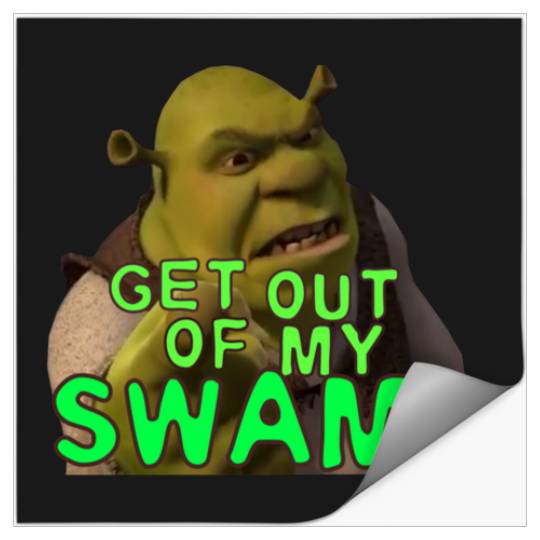 GET OUT OF MY SWAMP  SHREK  ACCESSORIES  : Shrek Same Swamp Forever , Shrek Shirt, Disney Fiona Princess , Shrek,Shrek Stickers