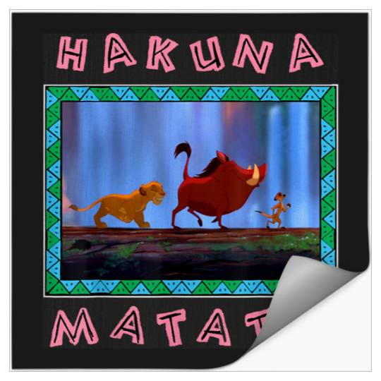 Disneyss The Lion King Hakuna Matata Simba Timon Pumba Jungles Stickers