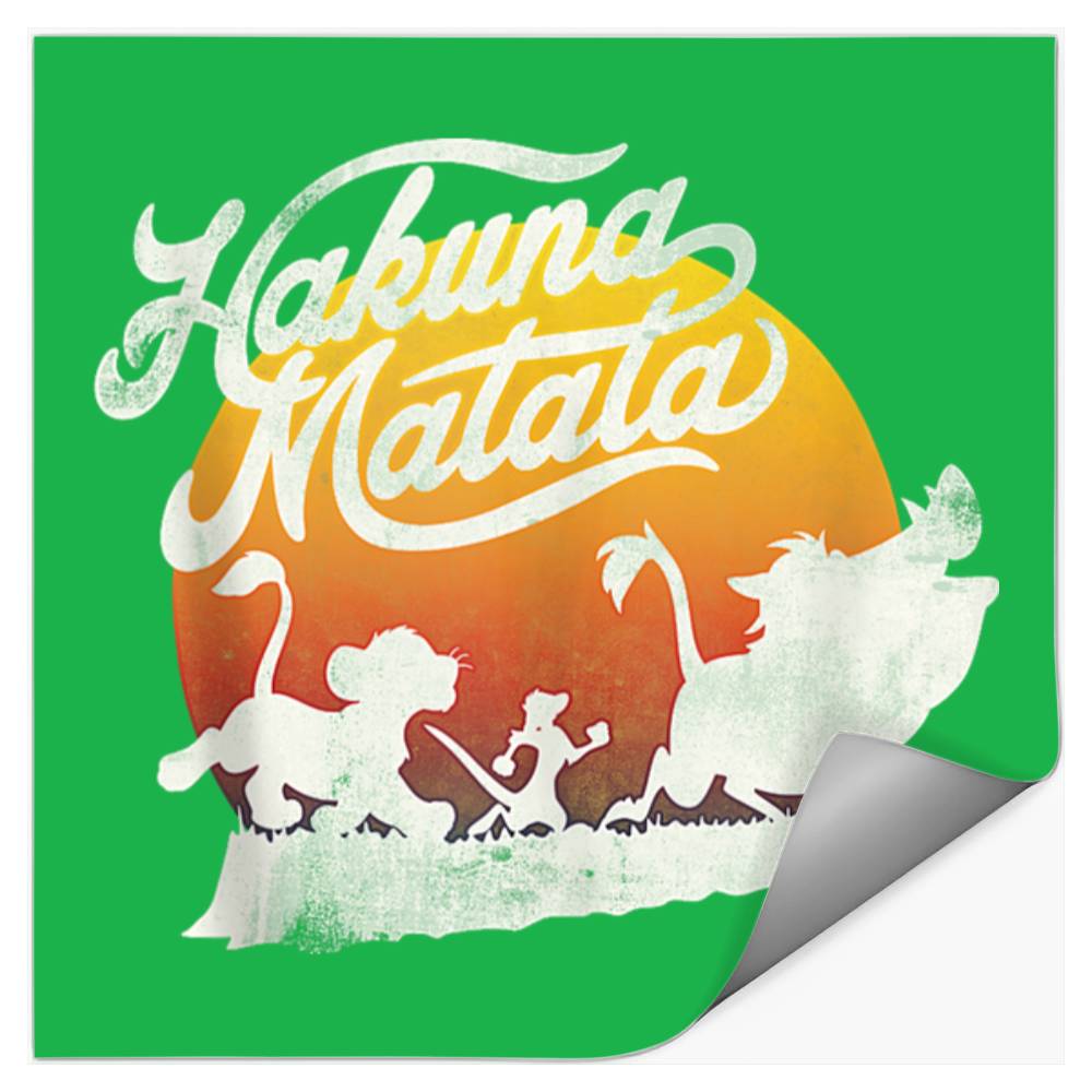 Disneyss The Lion King Hakuna Matata Sunset March Stickers