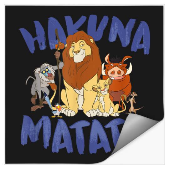 Disneyss Lion King Classic Hakuna Matata Group Stickers